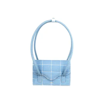 YESE STUDIO Denim Crossbody Shoulder Bag Women's Bag Mini Women's Blue