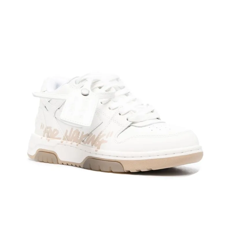 OFF WHITE Out Of Office Low 'For Walking' White Sand Women's-2