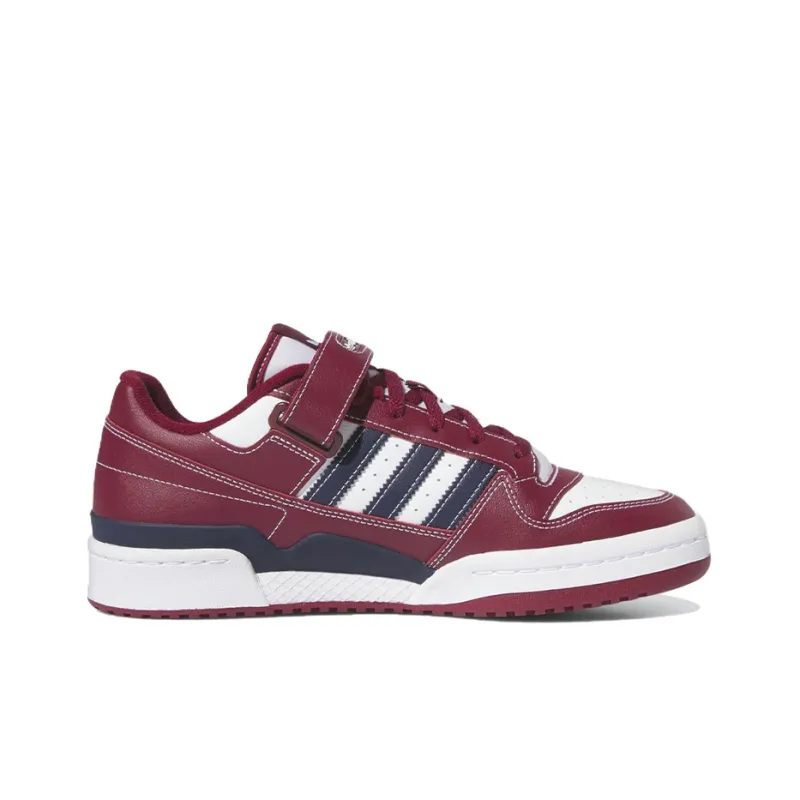 Adidas Forum Low Team Collegiate Burgundy Cloud White Collegiate Navy-1