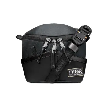 DIOR MYSTERY RANCH Collaboration Nylon Fanny Pack Men's Black