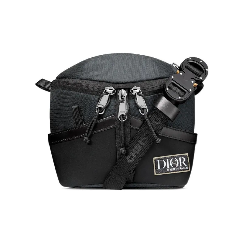 DIOR MYSTERY RANCH Collaboration Nylon Fanny Pack Men's Black-0