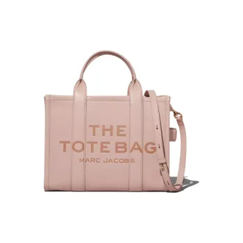 MARC JACOBS Leather Tote Bag Shopping Bag Shoulder Bag Crossbody Bag Handbag Small Size Women's Rose Pink