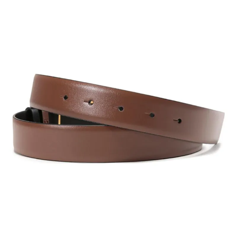 Valentino Leather Belts Women's Brown/Black-4