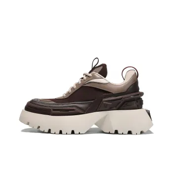 OGR Square Toe Collection Platform Shoes Unisex Detroit Brown
