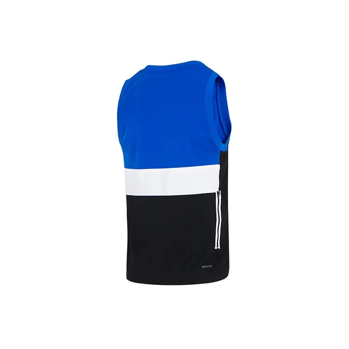 Jordan Tank Tops Men's Blue Black-1