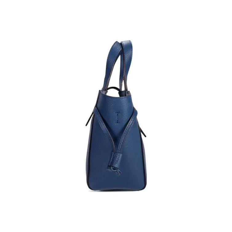 Furla Net Collection Cow Leather Tote Bag Shopping Bag Shoulder Bag Crossbody Bag Handbag Mini Women's Marine Blue-2