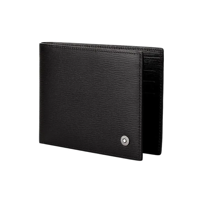 MONTBLANC Cow Leather Wallet Regular Men's Black-1