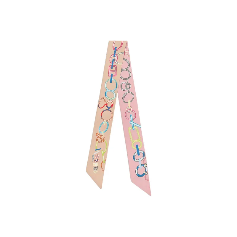 HERMES Twilly Silk Scarves Women's-0