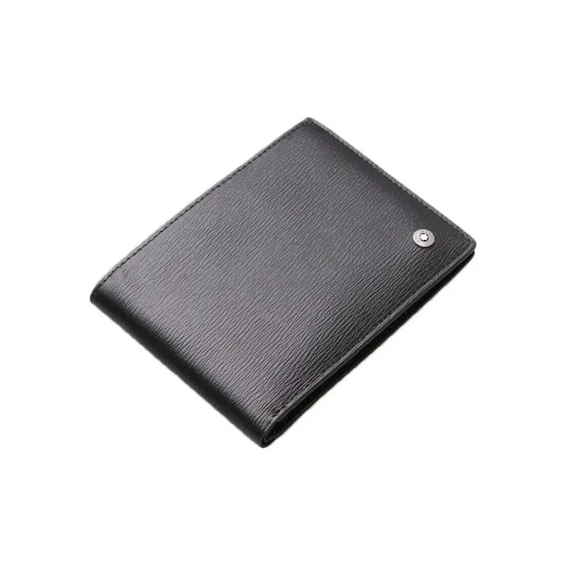 MONTBLANC Cow Leather Wallet Regular Men's Black-3