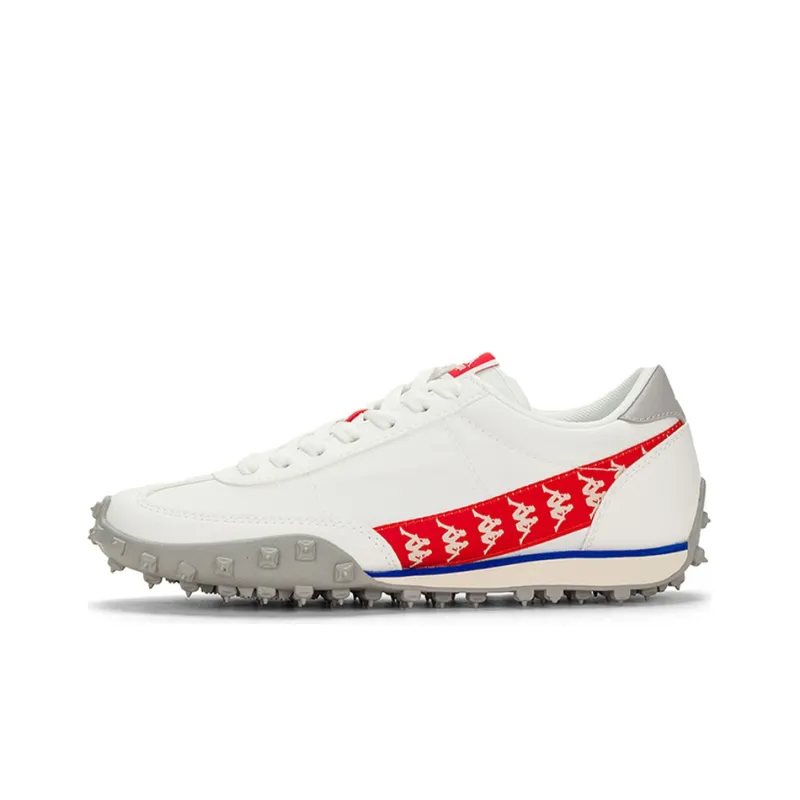 Kappa Anti Slip Wear Resistant Low Top Running Shoes Unisex Optical White-0