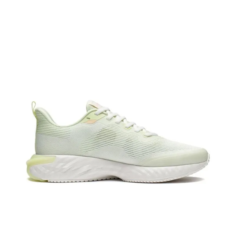LiNing Chasing clouds Slip Resistant, Abrasion Resistant, Breathable Low Top Running Shoes Women's Light Fruit Green-1