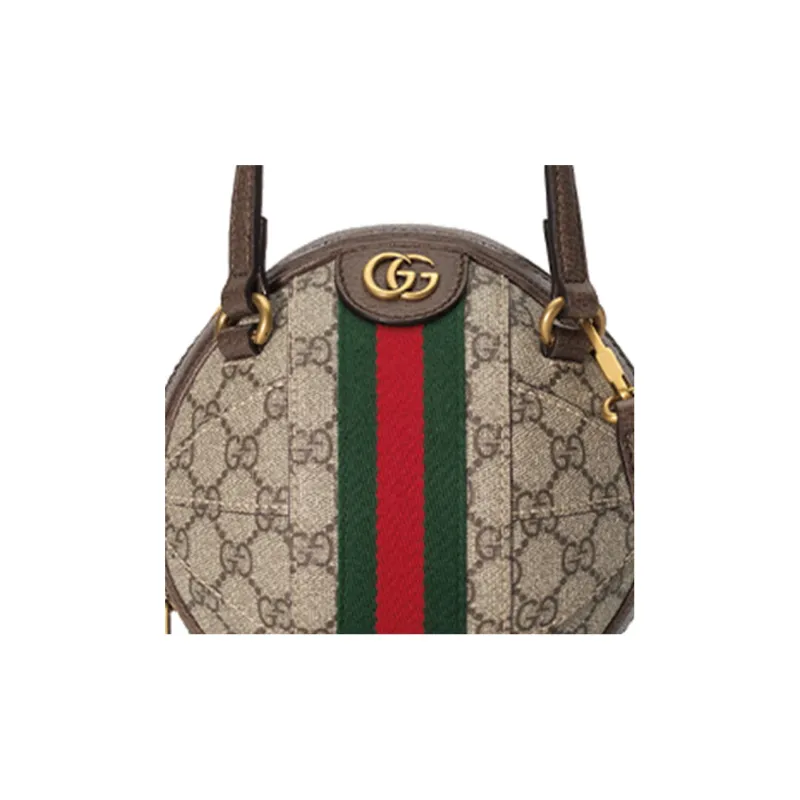 GUCCI Ophidia Canvas Spherical Bag, Portable Crossbody Bag, Shoulder Bag Unisex-7