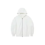 WHITE/White Hooded Sweatshirts