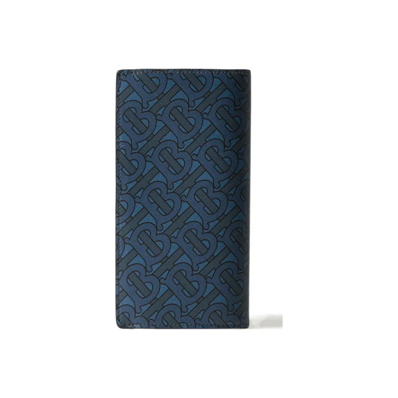 Burberry Tb Monogram Continental Wallet Navy-5