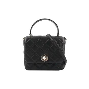 Kate Spade Natalia Leather Square Portable Crossbody Bag, Shoulder Bag Women's Black