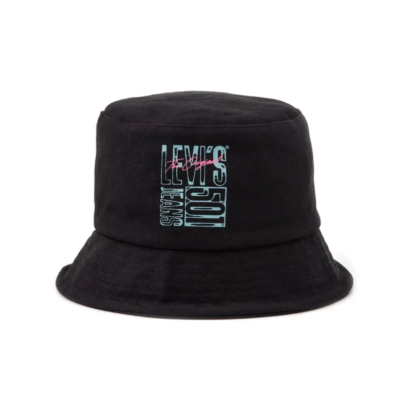 Levis Bucket Hats Unisex Black-0