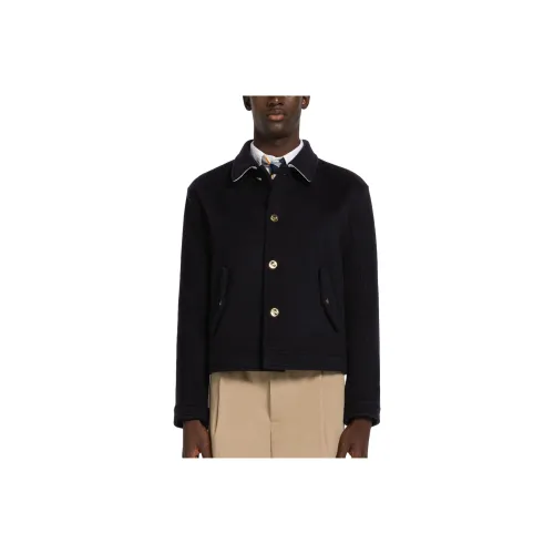 THOM BROWNE Coats Men Marine Blue