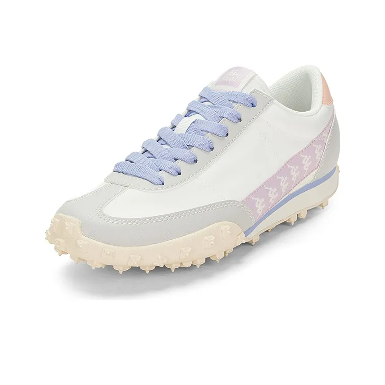 Kappa Anti Slip Wear Resistant Low Top Casual Running Shoes Women's White Gray-1