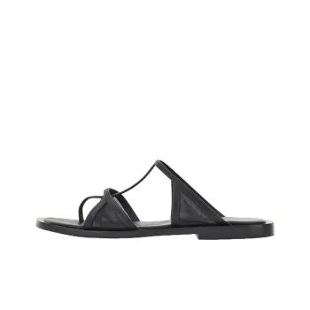 FERRAGAMO Slide Slippers Men's Black