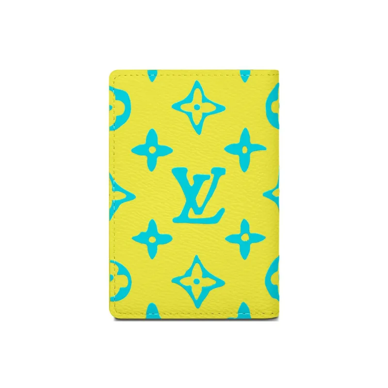 LOUIS VUITTON Organizer Pocket Lime-2