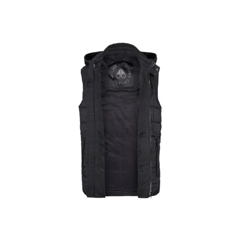 Moose Knuckles No Guilt Quilt Vests Men Black-1