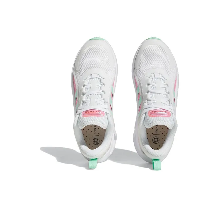 Adidas CLIMACOOL VENTADOR Running Shoes Women's Low Top White/Pink/Green-4