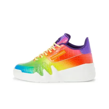 Giuseppe Zanotti/GZ Talon Low-Top Stylish Skateboarding Shoes Women's Rainbow