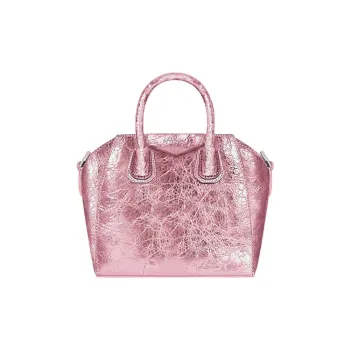 GIVENCHY Antigona Lambskin Shoulder Bag Crossbody Bag Handbag Extra Mini Women's Silk Pink