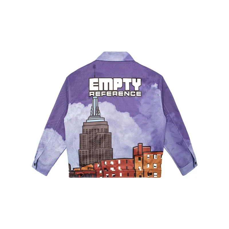 EMPTY REFERENCE Jackets Unisex Blue-1