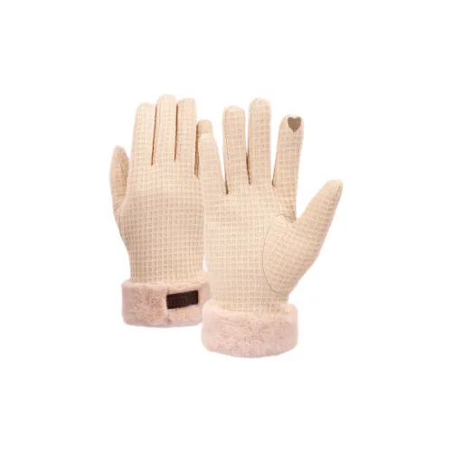 CAMEL Knit Gloves Women's