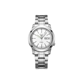 SEIKO Automatic Mechanical Movement Watch 38mm Men's Watches Silver Dial