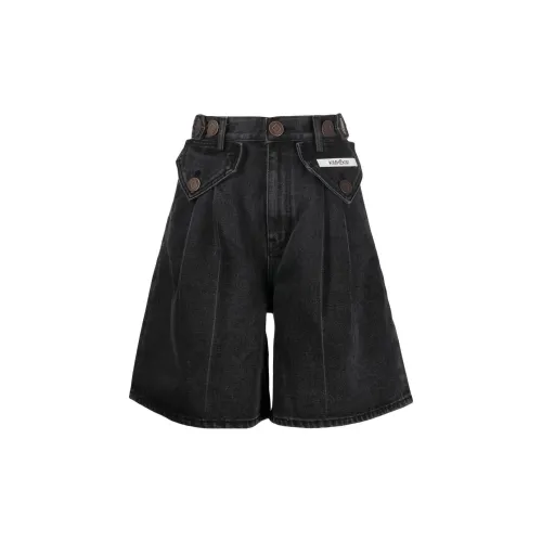 KIMHEKIM Denim Shorts Women's Smoke Black