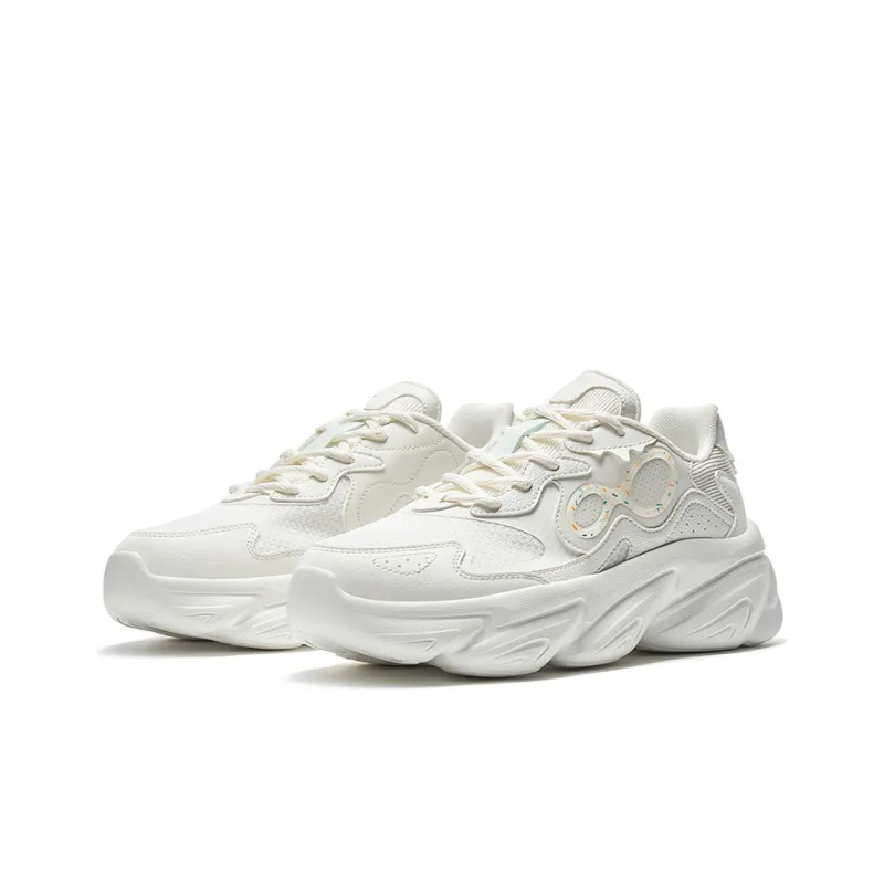 XTEP Claw Claw Shoes 2.0 Anti Slip Wear Resistant Low Top Sports Casual Shoes Women's Sail White-2
