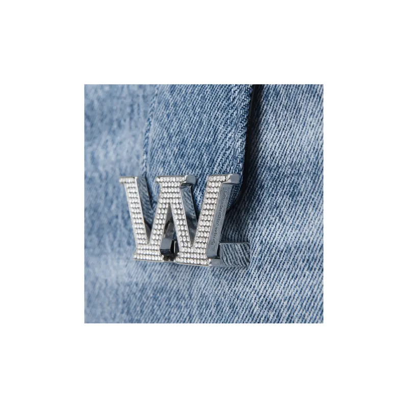 alexander wang Legacy Hobo Denim Bag Small Vintage Light Indigo-4