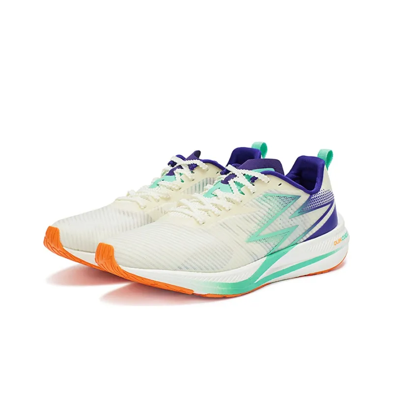 361° CQT Cushioning Anti Slip And Wear Resistant Support Low Top Running Shoes Men's White Green-2