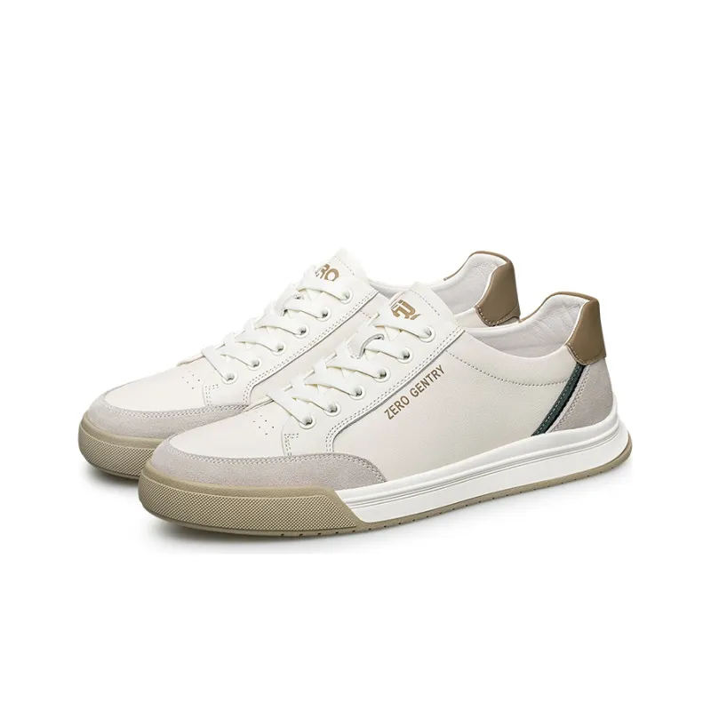 ZRO Skateboard Shoes Men Low Top Black/Beige-1