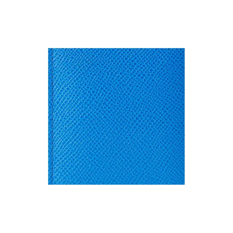 Burberry Grained Calfskin Card Clip Wallets Card Holders Men's Blue-3