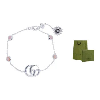 GUCCI 925 Sterling Silver Bracelets Women's Silver
