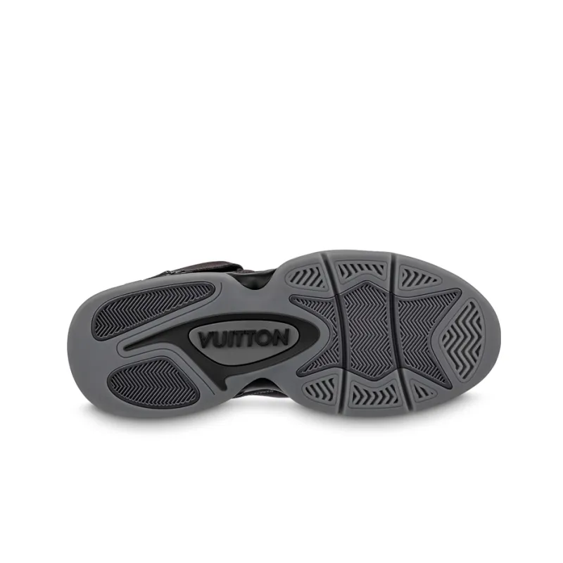 LOUIS VUITTON Trainer 2 Ankle Sneakers 'Grey'-4