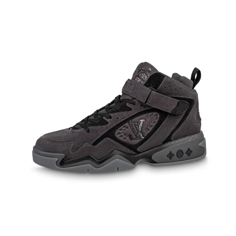 LOUIS VUITTON Trainer 2 Ankle Sneakers 'Grey'-0