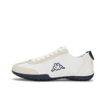 Kappa Anti Slip And Wear Resistant Lightweight Low Top Casual Running Shoes Unisex White Blue