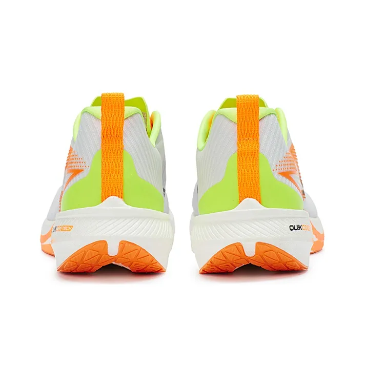 361° CQT Low Top Running Shoes Men's White Orange-3