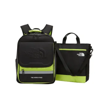 THE NORTH FACE Recycled Polyester Backpack Regular Men's Black/Green