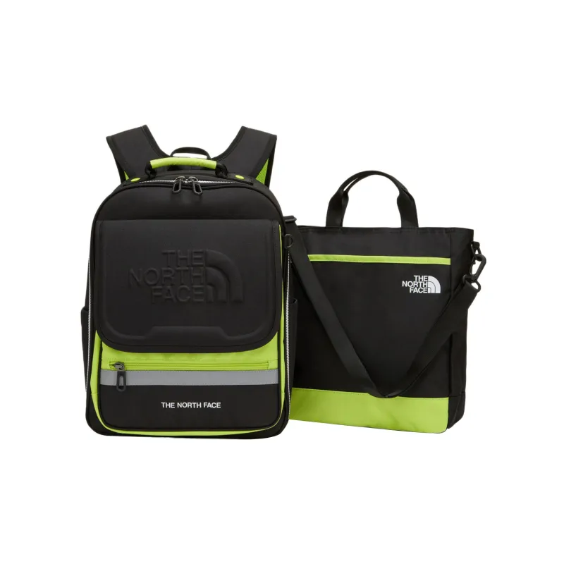 THE NORTH FACE Recycled Polyester Backpack Regular Men's Black/Green-0