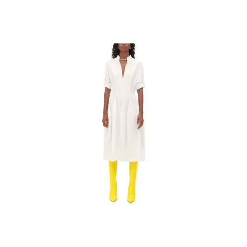 Bottega Veneta Short-Sleeved Dresses Women's White