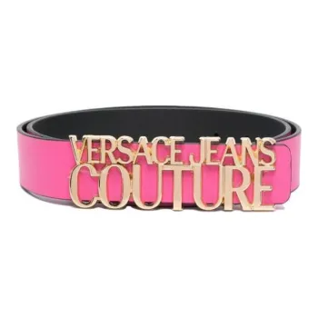 VERSACE JEANS Logo buckle Leather Belt