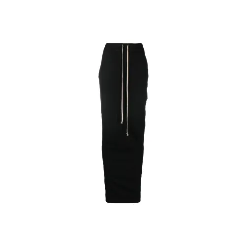 Rick Owens DRKSHDW Casual Long Skirts Women's Black