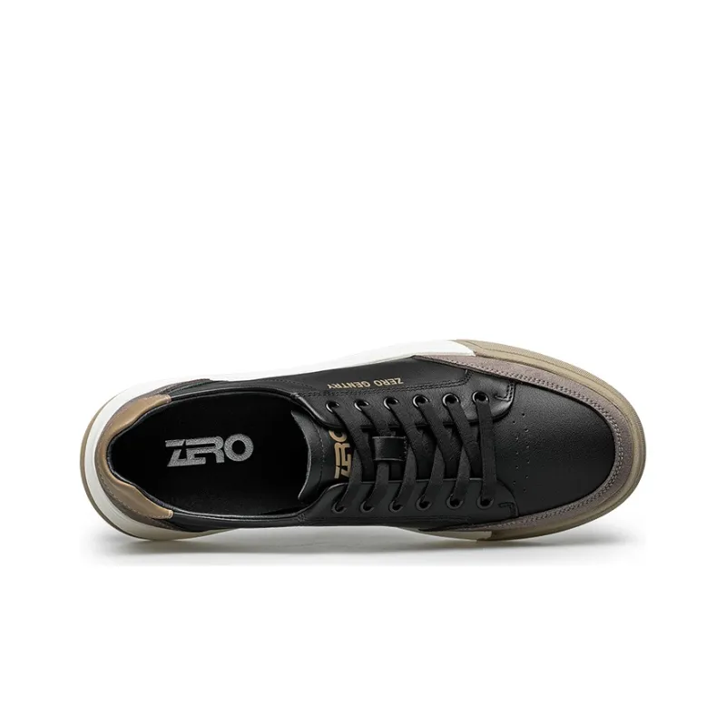 ZRO Skateboard Shoes Men Low Top Black/Beige-10