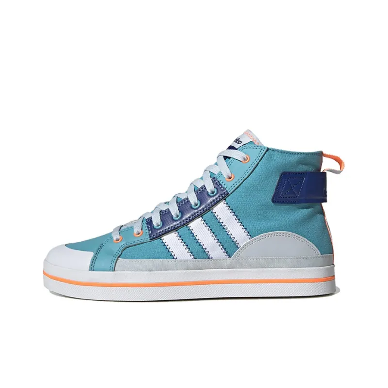 Adidas Neo City Canvas Hi 'Blue White Orange'-0