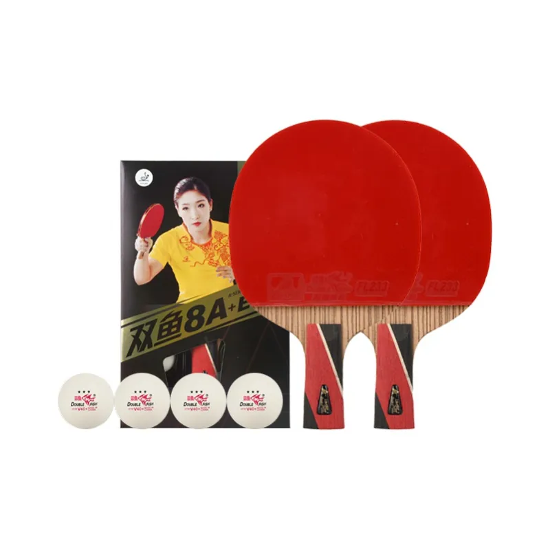 DOUBLEFISH Ping Pong Paddles Unisex All Wood With Carbon Fiber-8